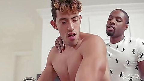 Jock Doggy Style With Open Mouth Facial For Twink With Deangelo Jackson And Zeno Rey
