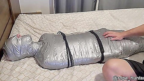 Mummified Slave Boy Just Existing And Struggling For 20 Minutes