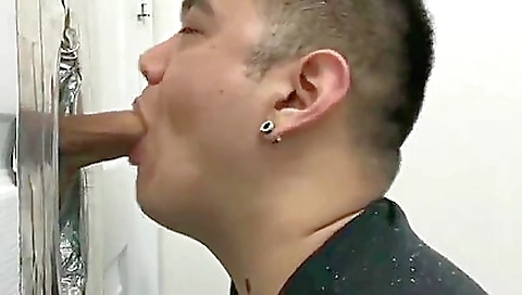 Juicy Uncut Latino Visits The Gloryhole
